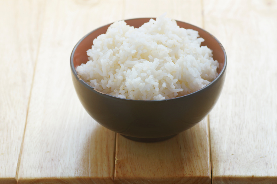 Steam Rice in Bowl